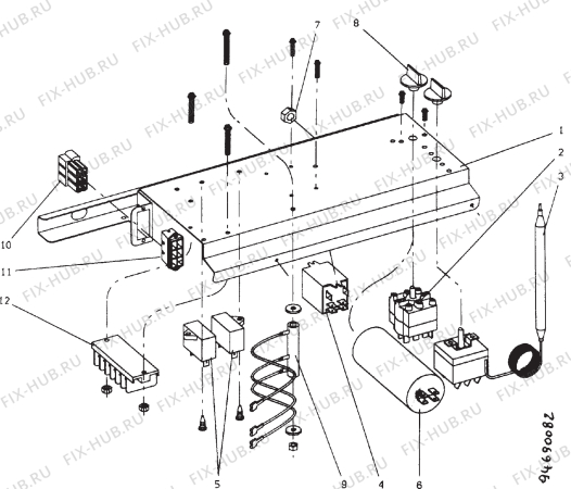 Взрыв-схема кондиционера Arthurmartinelux CL2200 - Схема узла Section 7